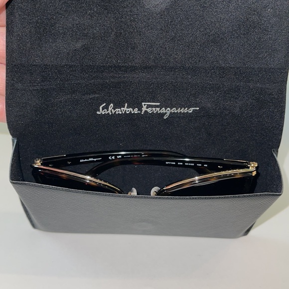 Salvatore Ferragamo Brown Women’s Sunglasses NWT - Picture 14 of 14